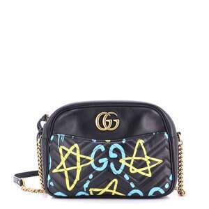 Gg Marmont Shoulder Bag Guccighost #210781G12B